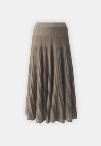 TWINSET SKIRT - Fustă în formă de A - cammello melange