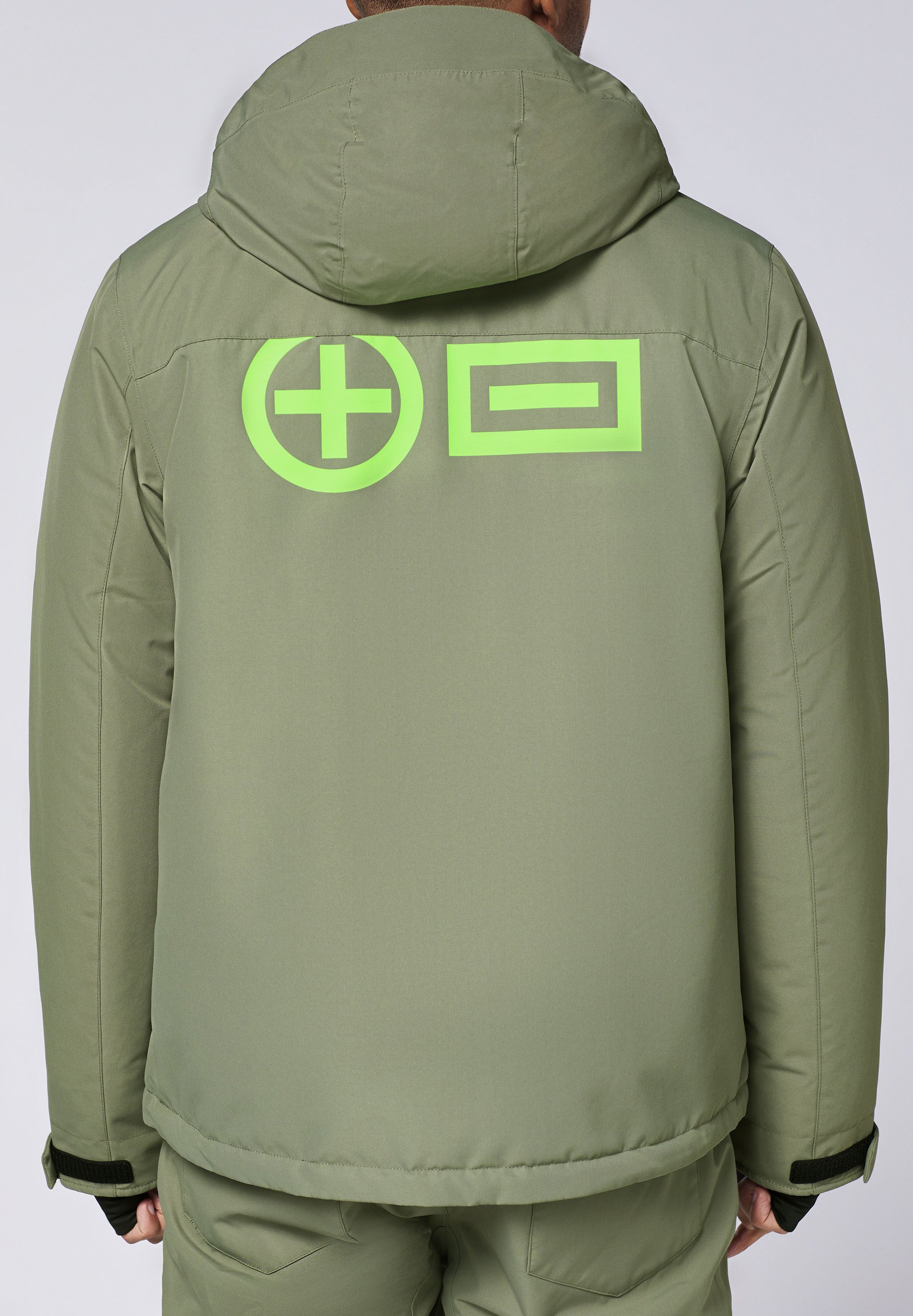 Chiemsee IM LABEL-TYPISCHEN DESIGN - Snowboard jacket - dusty