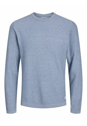 Stickad tröja - light blue