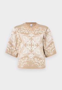 Não selecionado, beige/white