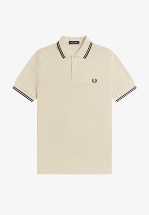 Fred Perry, THE TWIN TIPPED FRED PERRY SHIRT - Poloshirt - oatmeal / black