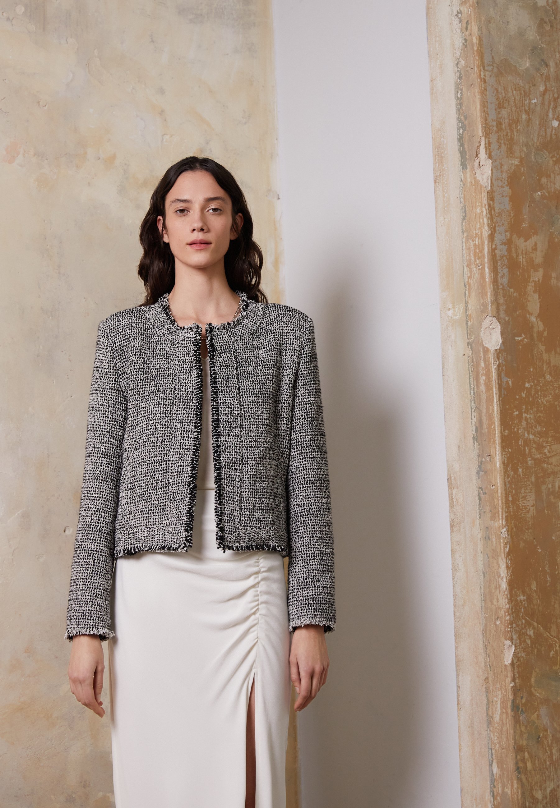 Iro MAUSSAN - Blazer - black/white/gemêleerd zwart - Zalando.nl