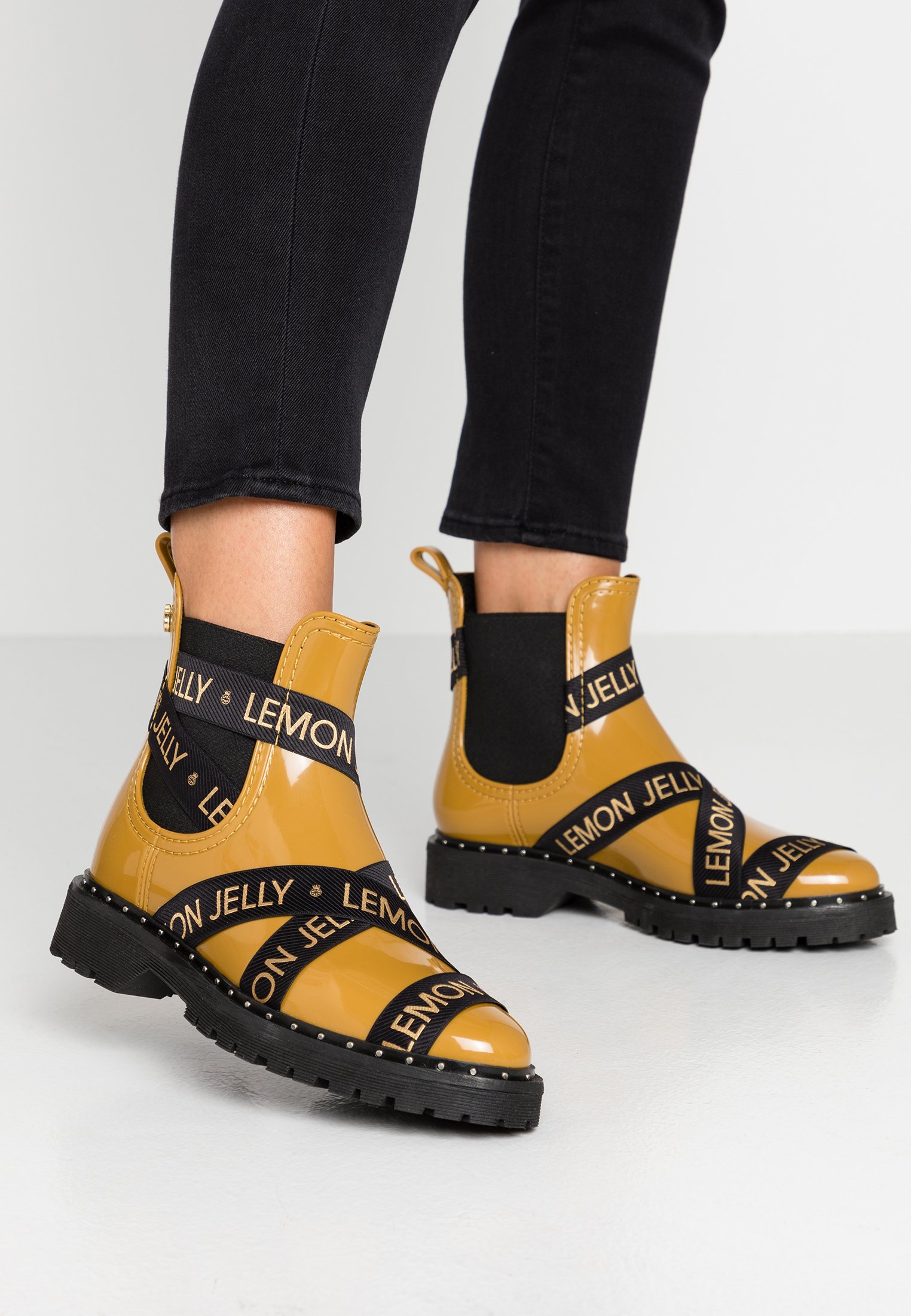 LEMON JELLY FRANKIE Gummistövlar rusted gold Zalando.se LEMON JELLY FRANKIE Gummistövlar blacksvart Zalando.se