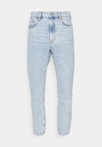 Gina Tricot Petite DAGNY MOM - Calças de ganga de perna direita - sea blue