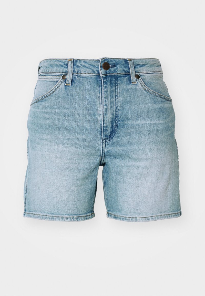 Wrangler Jeansshort blauw denim/bluedenim Wrangler Jeansshort blauw denim/bluedenim