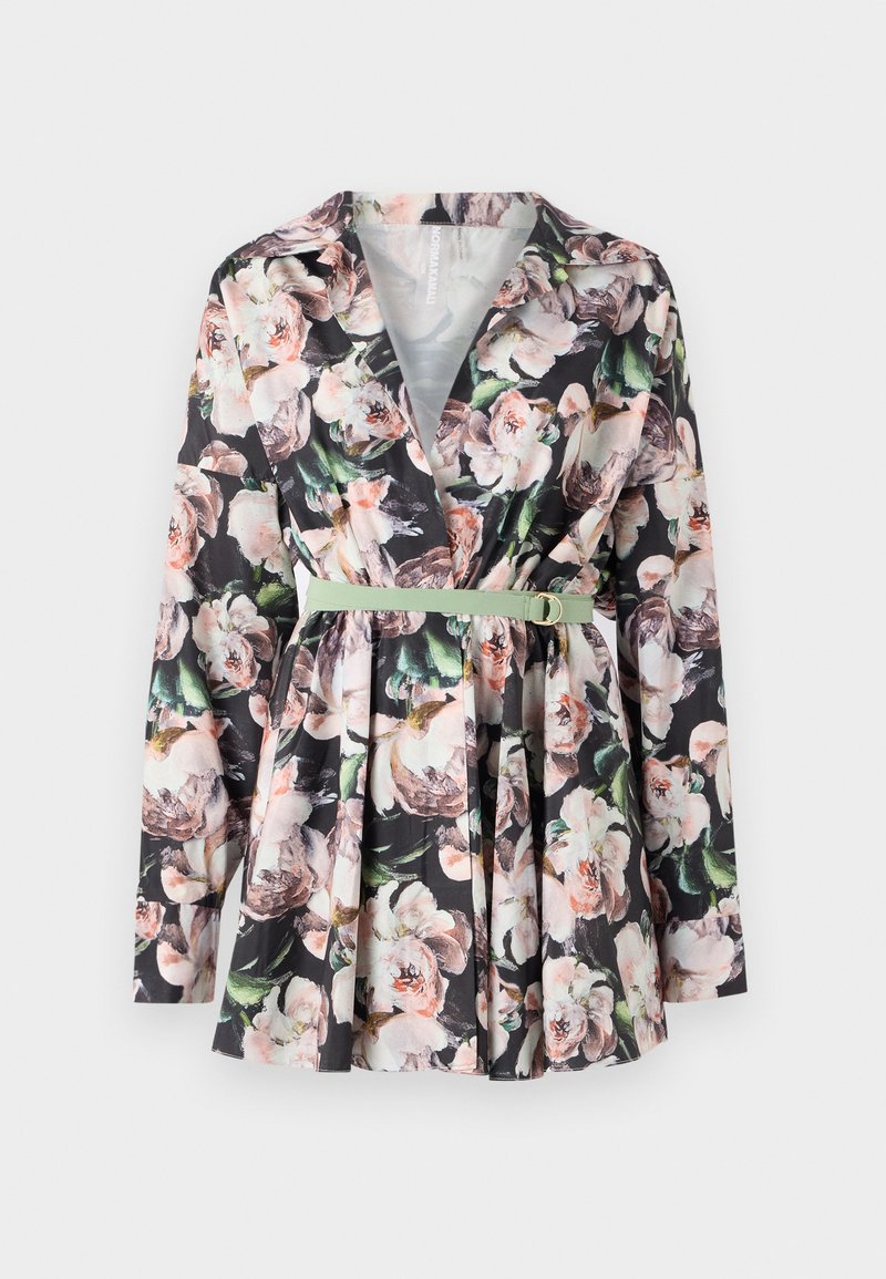 Norma Kamali Blousejurk meerkleurig Norma Kamali Blousejurk meerkleurig