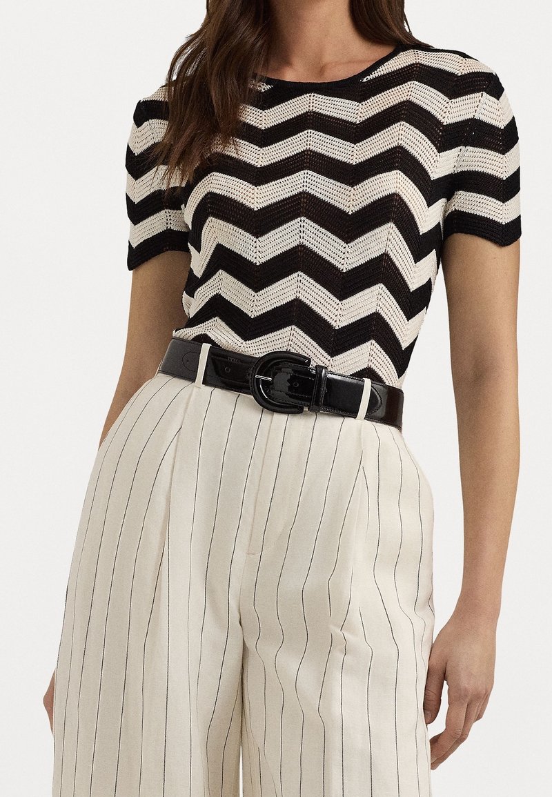 Lauren Ralph Lauren T-shirt med print - black