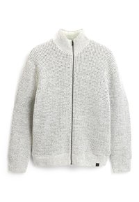 REGULAR CHENILLE THROUGH - Kardigan - ecru cream