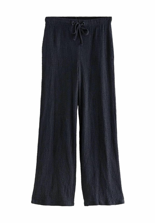 REGULAR FIT - WIDE LEG DRAWSTRING TEXTURED  - Stoffhose