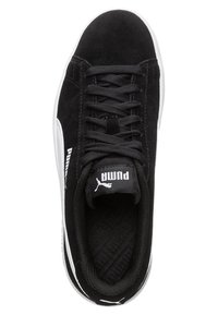 Puma SMASH JR UNISEX - Baskets basses - black/white