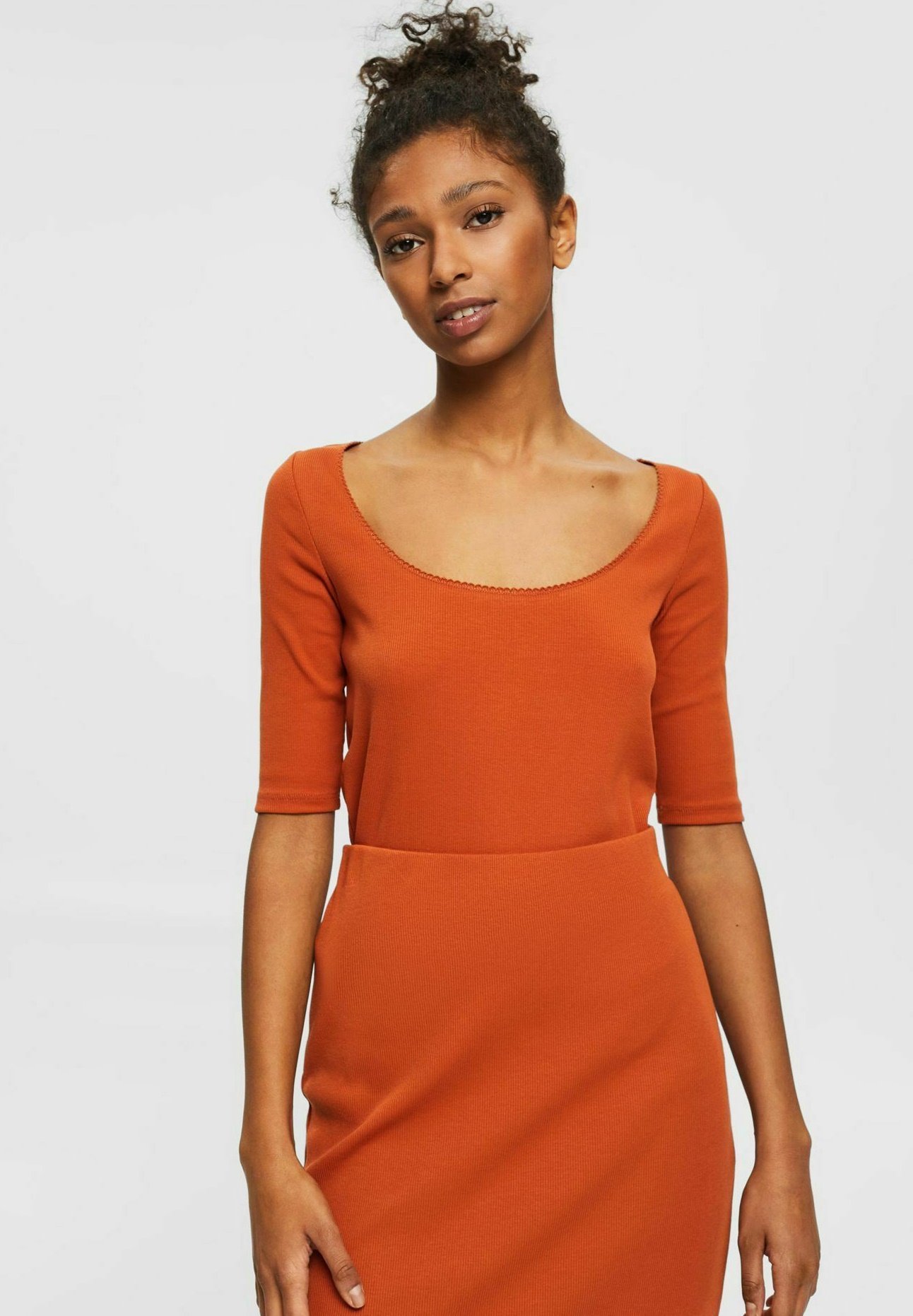 edc by Esprit T-shirt basic - toffee/marrone chiaro - Zalando.it