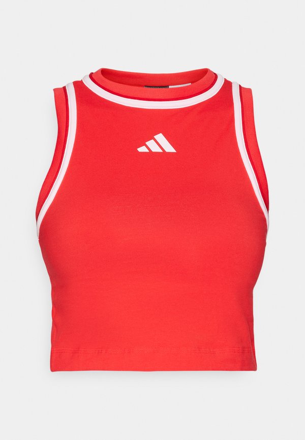 ESSENTIALS COLOR POP CROPPED - Top - pure ruby4