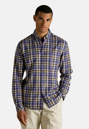 REGULAR FIT - LIGHTWEIGHT BRUSHED - Hemd - navy/pink