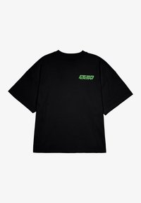 DOYER OVERSIZED TEE - T-shirts med print - washed black