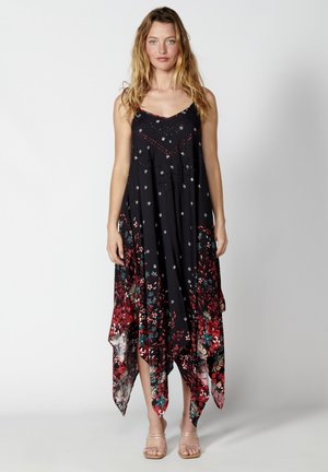 Koroshi SUMMER HIGH  - Maxi-jurk - black