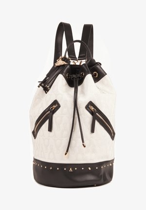 L'Atelier Du Sac WILSON - Mochila - bianco-nero