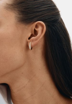 EDBLAD CREST PAVÉ HOOPS SMALL - Kõrvarõngad - gold-coloured
