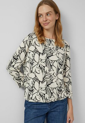 T-Shirt print - helles beige