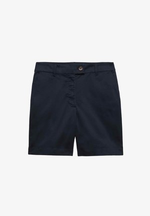 Marks & Spencer, HIGH WAISTED CHINO - Short - navy