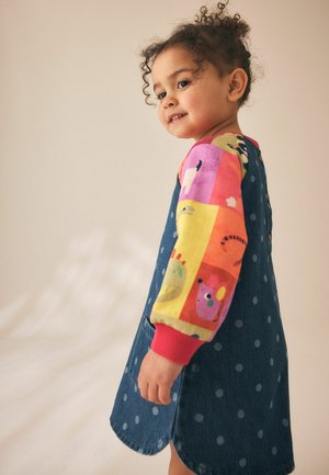 Next, REGULAR FIT - RAGLAN DENIM DRESS . - Denimkjoler - animal charcater