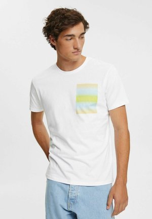 REGULAR FIT - T-shirt con stampa - new white
