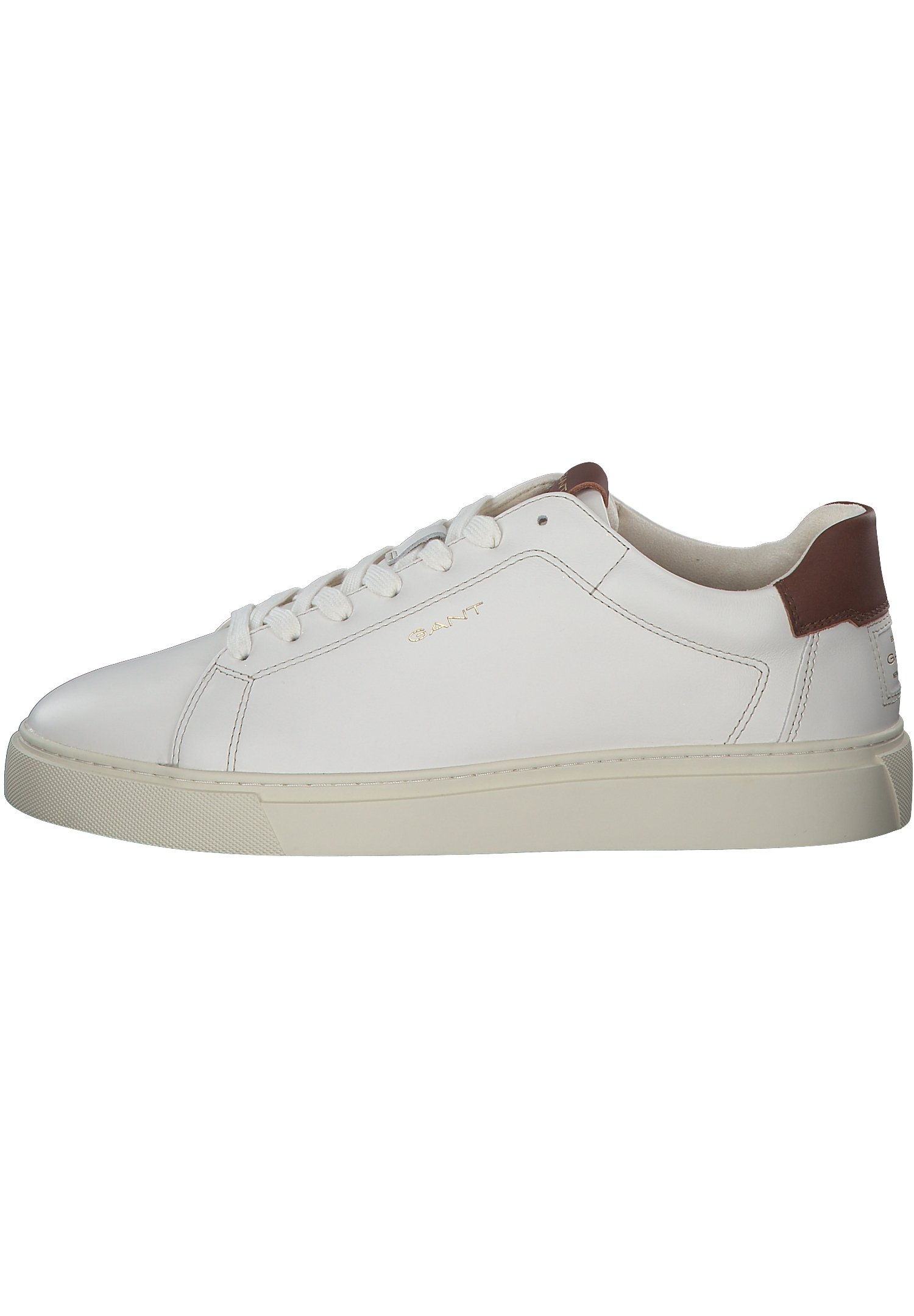GANT MC JULIEN - Sneaker low - off wht. cognac g/transparent 