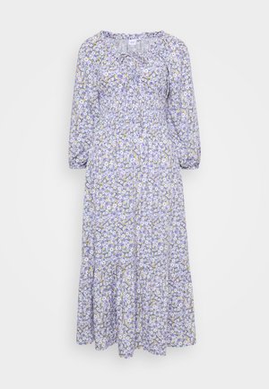 Gap Tall, TIE NECK MIDI DRESS FAST - Vestito casual - purple