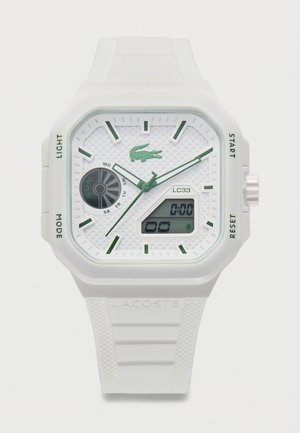 Lacoste SQAURE UNISEX - Ura - white