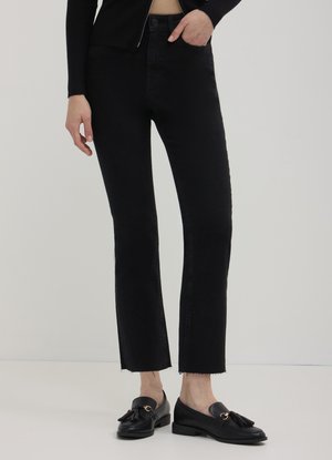 Calliope CROPPED FLARE - Jean flare - nero
