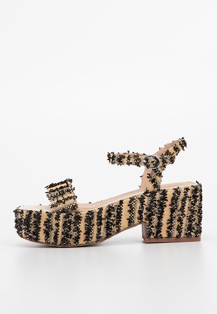 Katy Perry Sandalen met plateauzool zwart Katy Perry Sandalen met plateauzool zwart