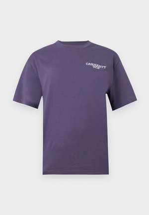 Carhartt WIP, HUGGING CATS - Μπλουζάκι με στάμπα - shady purple
