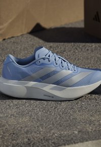 adidas Performance ADIZERO EVO SL W - Zapatillas - glow blue   silver metallic   cloud white