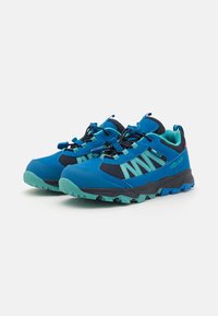 TROLLKIDS KIDS TRONFJELL HIKER LOW - Pohodniški čevlji - blue/dusky turquoise/ dark navy