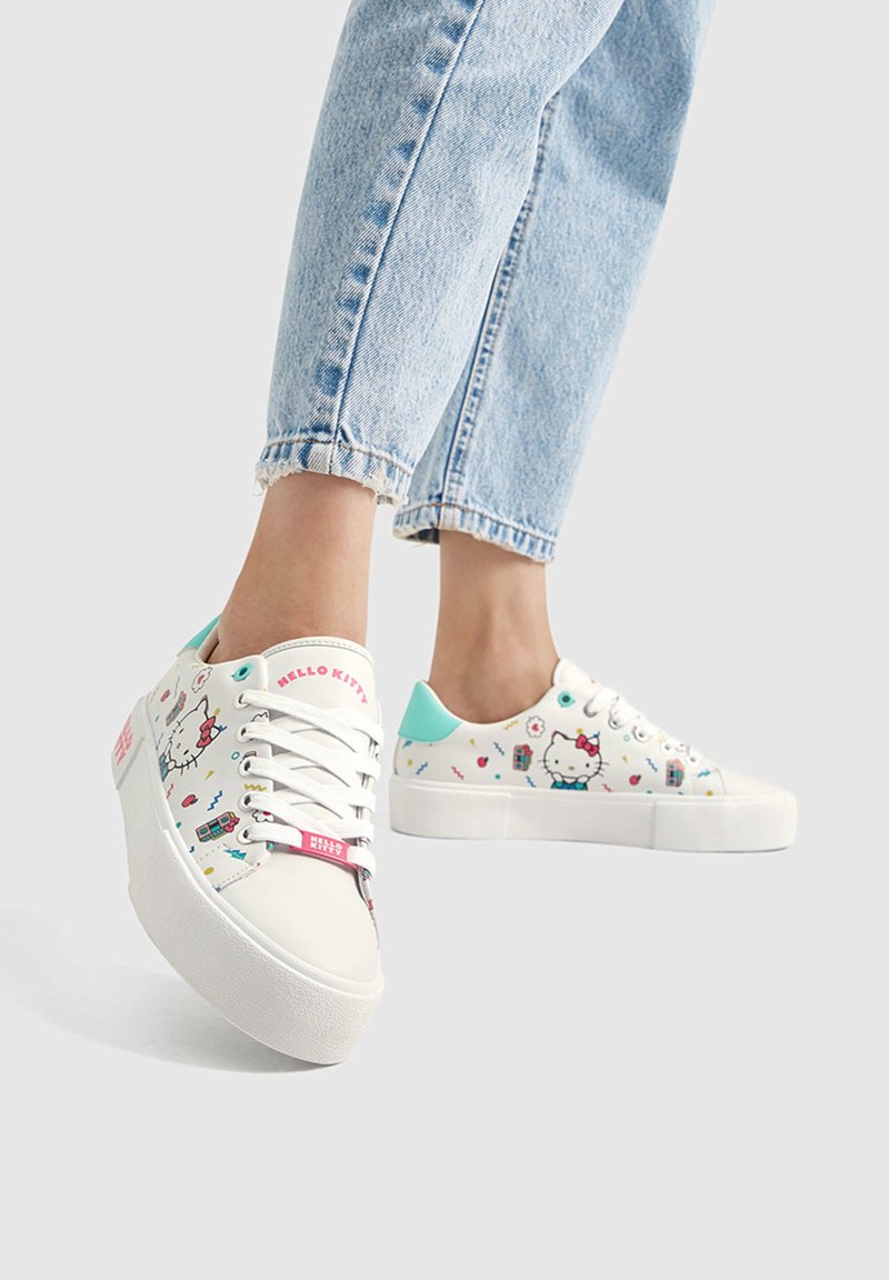 PULL&BEAR CASUAL HELLO KITTY Sneaker low white/weiß Zalando.at