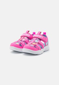 Skechers FLEX SPLASH - Outdoorsandalen - hot pink/multicolored
