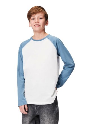 LONGSLEEVE RAGLAN - Pitkähihainen paita - aegean blue white