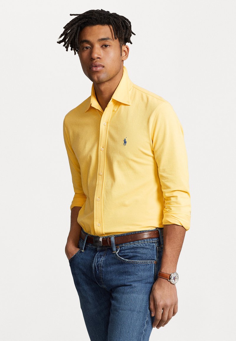 Polo Ralph Lauren - FEATHERWEIGHT MESH SHIRT - Hemd - fall yellow, Vergrößern