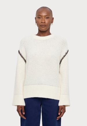 KATIE LONG SLEEVE - Neule - ivory
