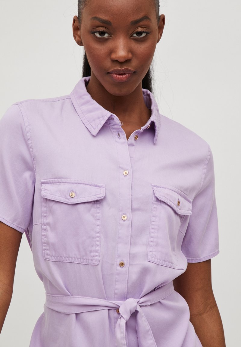 purple denim dress women Purple Hearts Strapless Colored Denim Dress The Campus Colors Boutique