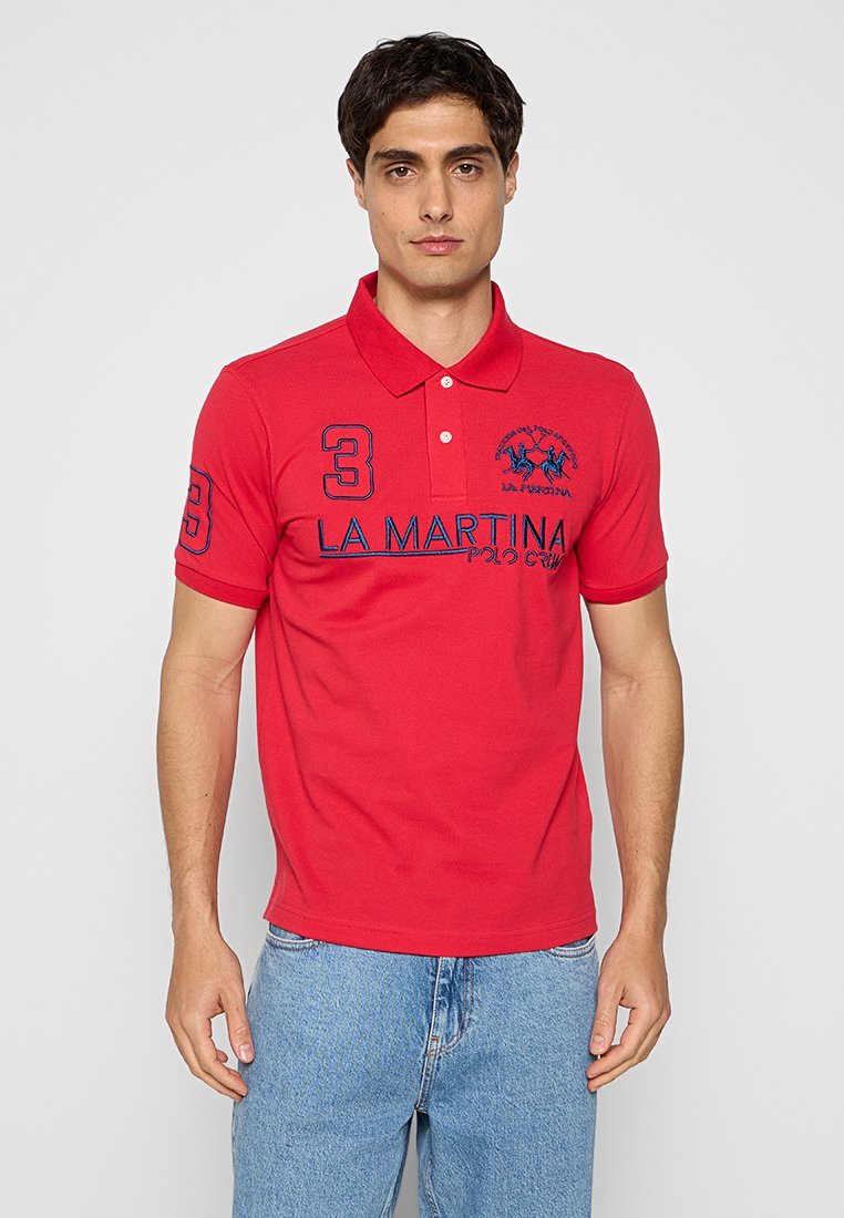 LA MARTINA Poloshirt rood