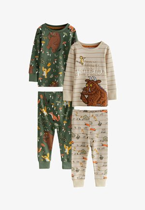 SNUGGLE 2 PACK - REGULAR FIT SET - Pižamos komplektas - khaki cream gruffalo
