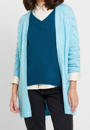 GAP Chaqueta de punto - light blue
