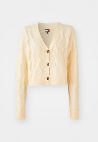 CABLE CARDIGAN - Vest - custard cream