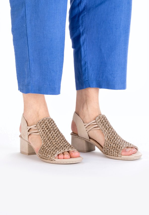 Riemensandalette - beige