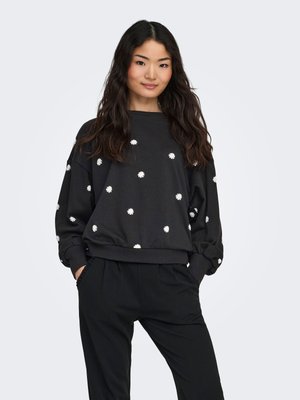 ONLY ONLBROOKE O NECK NOOS - Sweatshirt - black