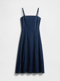 FIT FLARE DRESS  - Farmerruha - dark wash