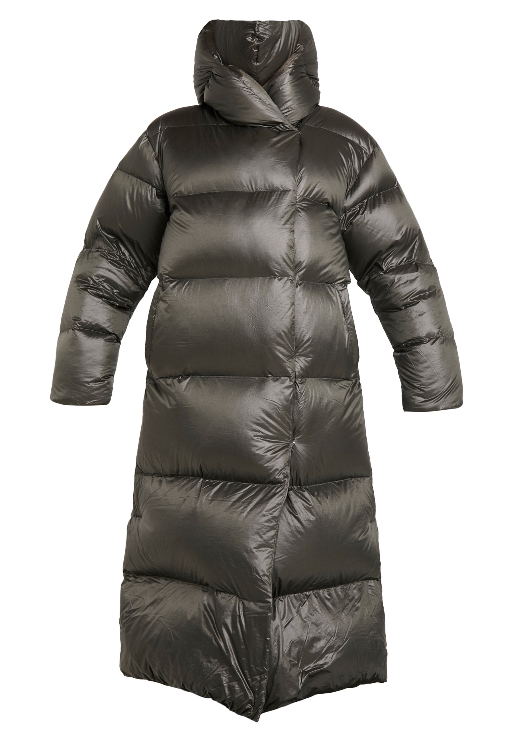 Filippa K PUFFER Dunkåpe frakk oliveoliven melert Filippa K PUFFER Dunkåpe frakk oliveoliven melert