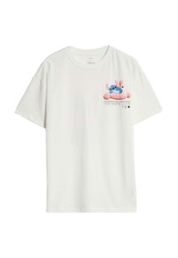 Marks & Spencer FLAMINGO STITCH GRAPHIC - Camiseta estampada - ivory