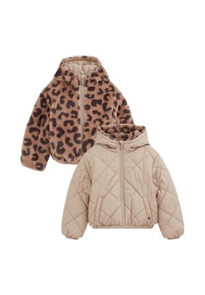 WE Fashion REVERSIBLE - Winterjacke - beige