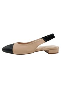 BORGHESE - Bailarinas con tira trasera - beige